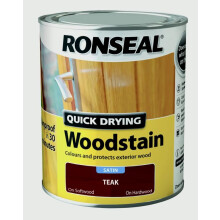 Ronseal 8734 Quick Drying Woodstain Satin Teak 750ml