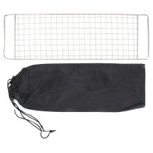 Grilles de camping Bushcraft Grills, grill portable en acier inoxydable pour la cuisson au feu de camp, équipement de plein air en maille haute