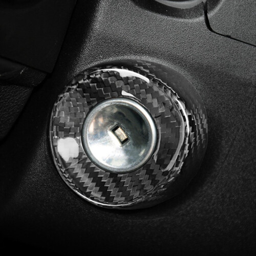 Car Switch Keyhole Panel Decorative Cover for 2010-2015 Interior Carbo 2