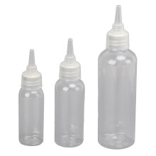 Veelzijdig toepasbare doseerfles, lichtgewicht plastic knijpfles, lekvrij, gemakkelijk te gebruiken, BPA-vrij, navulbaar, voor keuken, badkamer en