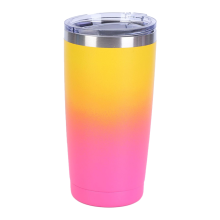 Double-Wall Vacuum Insulated Stainless Steel Tumbler, High-Capacity 20oz Drinkware with No BPA Lid, Keeps Beverages Hot 12 Hours & Cold Over 30 Hours
