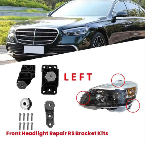 Car Front Headlight Bracket Repair Mount Kits for S Class W222 2014-20 2
