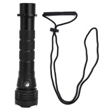 Professionele duikuitrusting, onderwaterduiklamp met meerdere lichtstanden en IPX8 waterdichte, onderdompelbare zaklamp voor