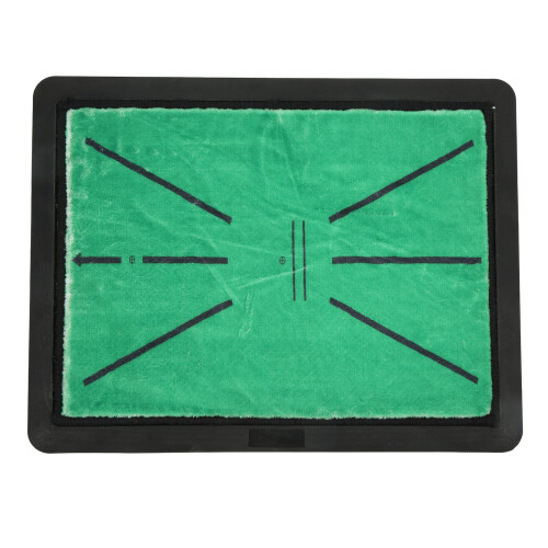 Swing Path Feedback Golf Hitting Mat Impact Detection Golf Swing Trainer Indoor Outdoor Use Compact Design