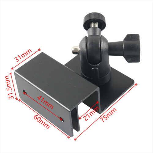 Solar Panel Bracket White for Car Roof Rain Gutter Special Aluminum Al 1