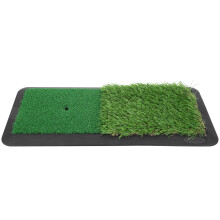 Golf Swing Practice Mat With Premium Synthetic Turf And Heavy Duty Rubber Base Shock Absorbing Club Protector Portable Turf Putting Green Realistic Sw