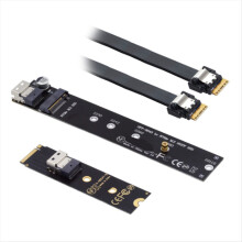 NGFF M.2 NVME M-Key SSD-Verlängerungskabel (Stecker auf Buchse), 40 cm, mit SFF-8-Stecker