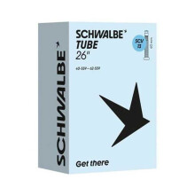 VTT:n sisäkumi - Schwalbe - 26 tuumaa - Butyle - Presta Clik - 40 mm - 190 gr - Pitää ilman pitkään