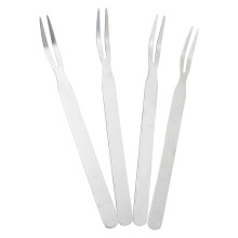 Cocktailgabeln-Set, Vorspeisengabeln, hergestellt in den USA für Picknicks und Grillabende im Garten, aus robustem Edelstahl mit