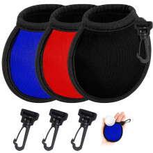 Neoprenmaterial Golfbollsrengöringspåse Bärbar golfbollsrengörare Golfbollsskydd Lätt och tvättbar Reptålig Golfklubbspåse Tillbehör