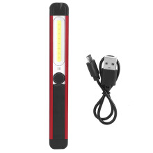 Luz de trabalho com carregamento USB e design magnético, iluminação portátil para reparos automotivos e manutenção doméstica, luz de trabalho