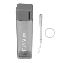 Reusable Water Bottle With Wrist Strap Large Capacity Leak Proof Plastic Sports Drink Bottle For Kids Adults Transparent Design Sturdy Construction 17