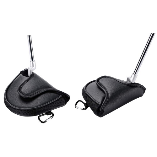 Προστατευτικά Putter Custom Fit, Ultra Thick3Layers Lichee Style PU Leather Half Mallet Putters Συμβατό κάλυμμα 1