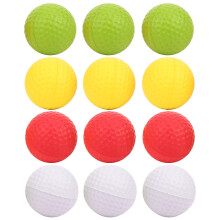 Palline da minigolf per allenamento, set di palline da minigolf colorate facilmente identificabili, palline da allenamento da golf in PU resistenti e