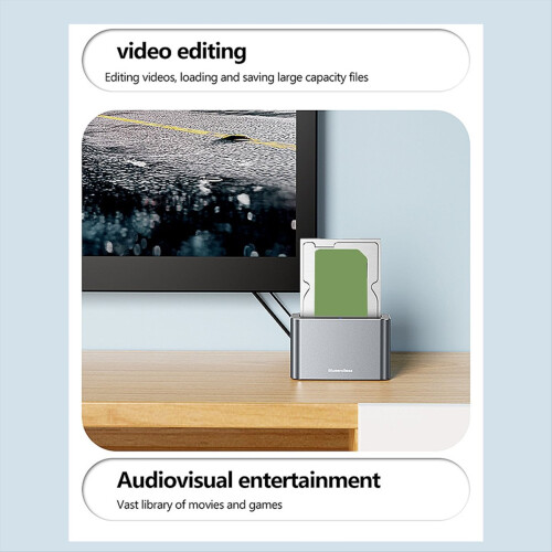 BLUEENDLESS SAS zu USB 3.0 Festplatten-Dockingstation, 5 Gbit/s High-Speed 2