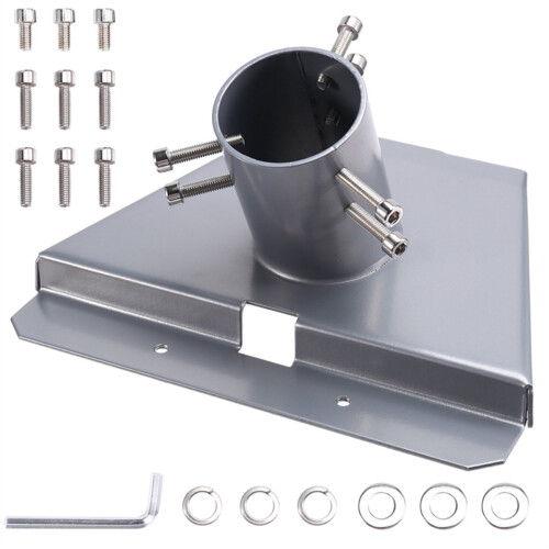 Dachmontageplatte, Mastfuß, Satellitenantenne, Wandantenne, Pip 2