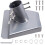 Dachmontageplatte, Mastfuß, Satellitenantenne, Wandantenne, Pip 4