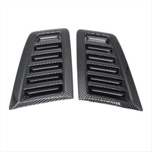 Car Engine Hood Air Outlet Vent Cover Carbon Fiber Trim for Focus MK2