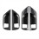 Car Inner Pull Handle Trim Frame Sticker Door Bowl Panel Cover Carbon 1