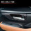Car Inner Pull Handle Trim Frame Sticker Door Bowl Panel Cover Carbon 4