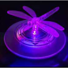 Luce galleggiante per piscina ad energia solare per esterni, luci per laghetto Lotus di alta qualità con ricarica automatica per piscine e laghetti