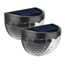 Illuminazione esterna, luci solari per recinzione, alimentate a energia solare, facile installazione, impermeabili IP65, per illuminazione decorativa