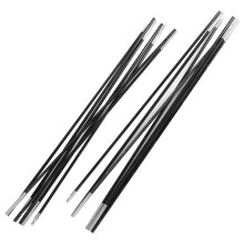 Kit de reparación de postes de fibra de vidrio para tiendas de campaña, varillas de soporte plegables para exteriores para tiendas de campaña,