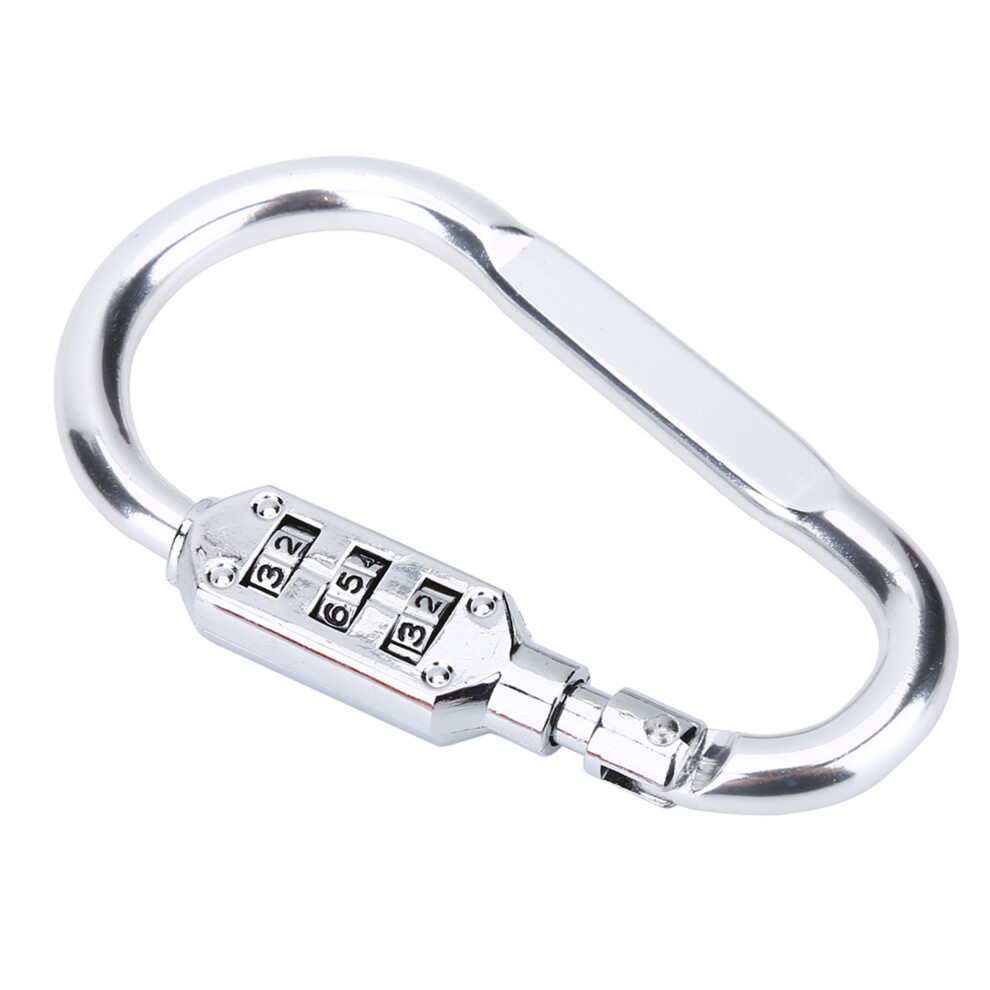 Zinc Alloy Material Multipurpose Clip Lock, Password Lock Ensures Safety And Reliability, Resettable 3-Digit Combination Offers Flexibility, Smooth Lo 9416038206856