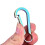 Classic Shape Carabiner, Exquisite Grinding Technology For Smooth Surface One-hand Operation 7