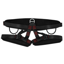 Halbgurt für Klettertouren im Freien, professioneller Klettergurt aus hochfestem Polyester, leicht und tragbar, verstellbare Passform für F