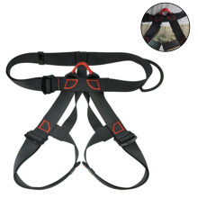 Tree Climbing Harness Half Body, Weight Limited 300KG Safety Belt for Rock Climbing Rappelling Fire Rescuing Gear, Adjustable Design with Breathable M