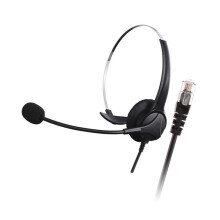 Call Center Headsets Reversible Microphones Boom 40dB Background
