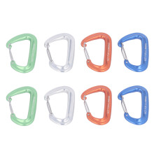Durable Lightweight Carabiner Clips Spring Loaded Design High Quality Metal Material For Outdoor Camping Hiking Hammocks Wide Applications D Ring Hook
