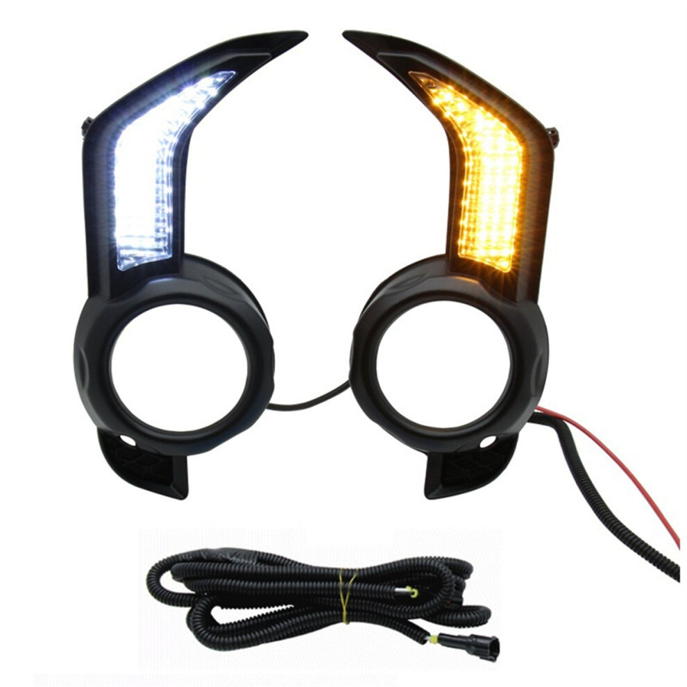 Daytime Running Drl Fog Lamp With Dynamic Sequential Turn Signal Light 4852424155233