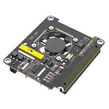 Für 5 PoE-Ethernet-Netzteilmodule 802.3af/At mit RGB-Lüfter