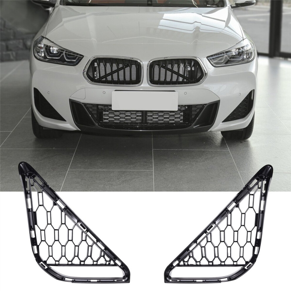 Car Front Bumper Grille Cover For X2 F39 2018-2023 51118069097 5111806 Light 4852261831574