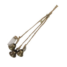 Traditional Witch Iron Wind Chimes Outdoor Garden Decoration-C