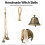 Witch Iron Wind Chimes Yard Wind Bells Garden Decor Hang-E 5