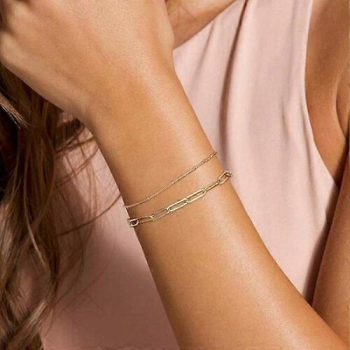 Women's bracelet, gold, gold. 1