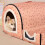 Cat Cave Bed Warming Tent House for Small Medium Large-L 12 7