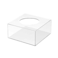 Supports en acrylique transparents pratiques, panneau-2