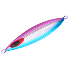 Jig da pesca in acqua salata, esca artificiale in metallo per tonno con amo assist, finitura riflettente lampeggiante, design anticorrosione, sistema