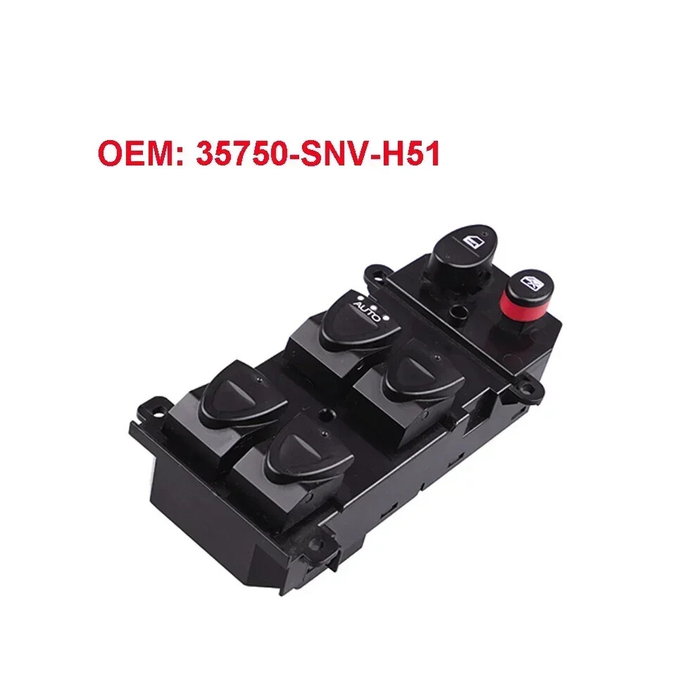 Car Window Lifter Switch Glass Control Regulator Front Left For Honda Civic 2006 2007 2008 2009 2010 35750Snvh51 35750-Snv-H51 6935159172978