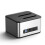 2.5/3.5 Inch SSD External Hard Drive Enclosure Dual-Bay Docking Statio 1