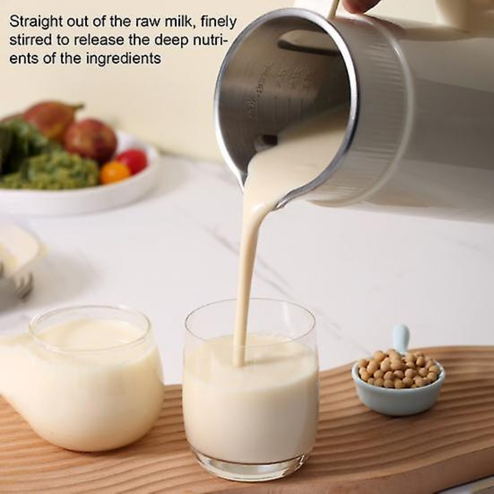 Machine Lait Soja Automatique Machine à Lait Végétal Multifonction - Lait De Soja, Amande, Avoine - 600W - Nettoyage Auto - 20oz Presse Lait Automatique Nettoyage Machine Lait Soja Automatique Machine à Lait Végétal Multifonction - Lait De Soja, Amande, Avoine - 600W - Nettoyage Auto - 20oz Presse Lait Automatique Nettoyage