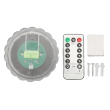 Luz flotante para fuente, luz LED flotante alimentada por energía solar con clasificación de impermeabilidad IP68 y modo de control remoto,