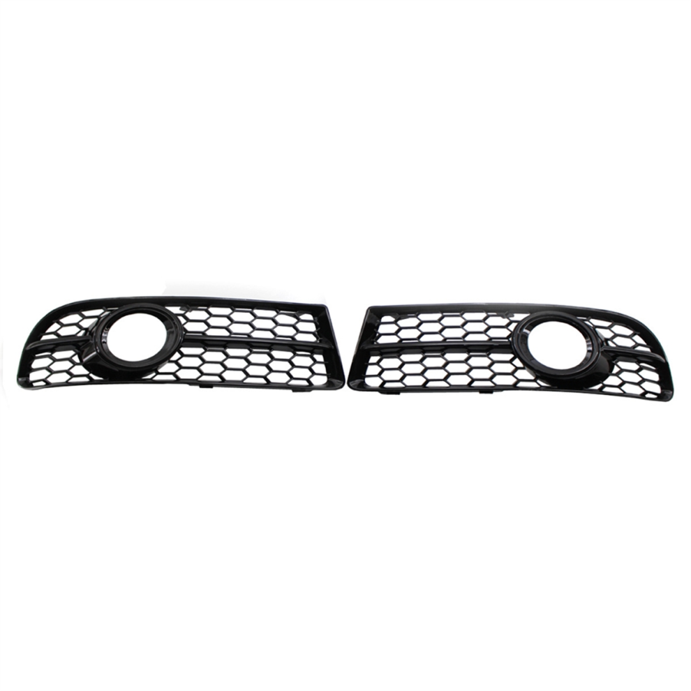 Front Bumper Honeycomb Mesh Fog Grille Cover For A4 B7 S4 2005-2 Light 4852424159347