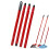 Spin Mop Handle Replacement, 4Section Adjustable Pole 28.554.5 inch, EasyWring Turbo Smart 1