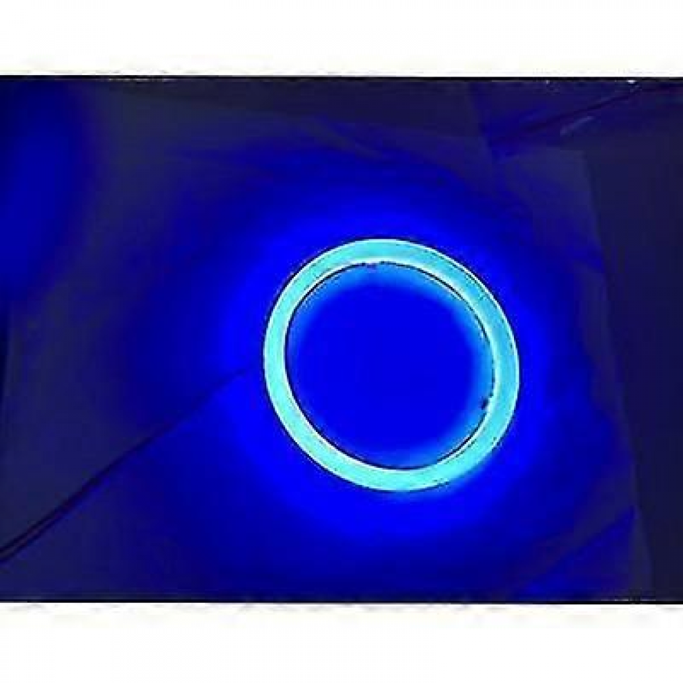 2Pcs 60Mm Cob Led Angel Eye Halo Ring Kit 60-120Mm Auto Drl Car Daytime Running Blue/Light 7057162526032