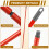 Spin Mop Handle Replacement, 4Section Adjustable Pole 28.554.5 inch, EasyWring Turbo Smart 5